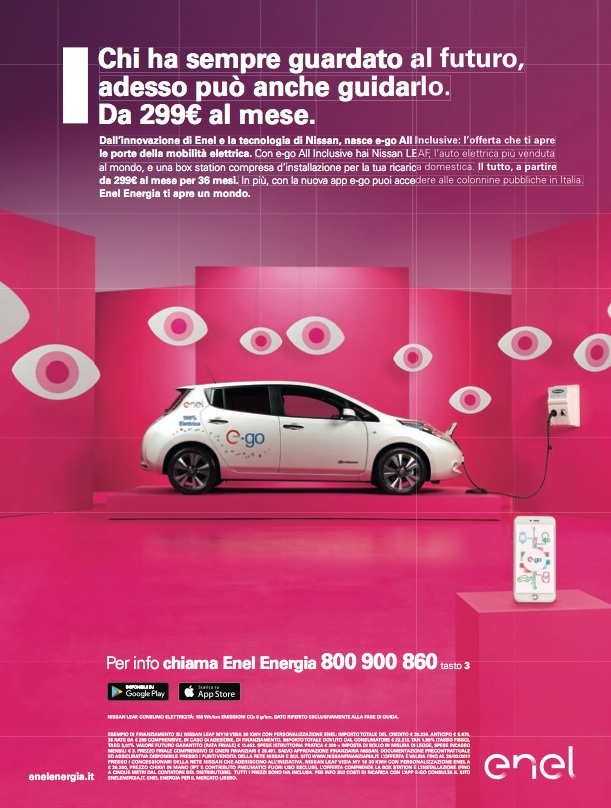 Enel lancia e-go All-inclusive, la prima offerta integrata dedicata alla mobilità elettrica