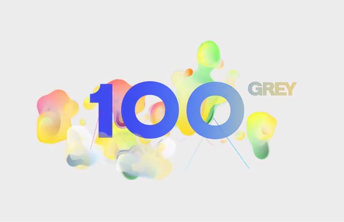 logo 100 anni grey