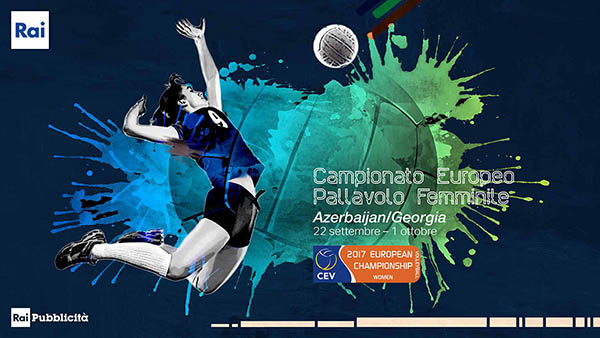 Rai Pubblicità presenta l’offerta per gli Europei di Volley Femminile