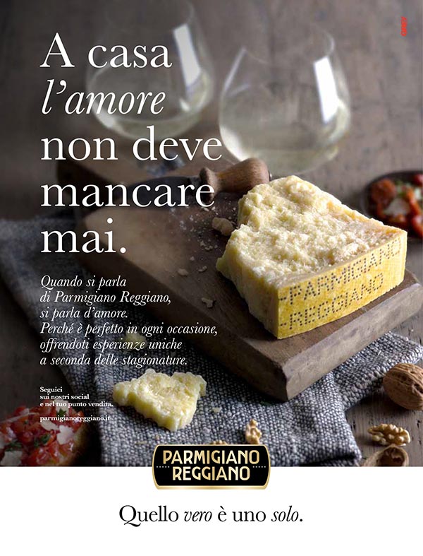 Il Parmigiano Reggiano cambia look, da domenica 29 ottobre al via la nuova campagna di Grey da 3 milioni di euro