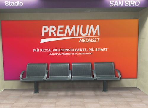 Mediaset Premium sarà sponsor della fermata San Siro della Linea M5 per altri 9 mesi