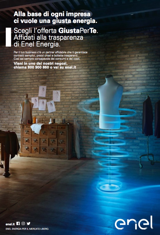 Enel Energia presenta “La giusta energia” per clienti business nella nuova campagna firmata Saatchi 