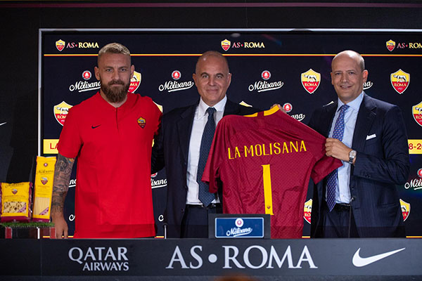 La Molisana stringe una partnership triennale con l’AS Roma
