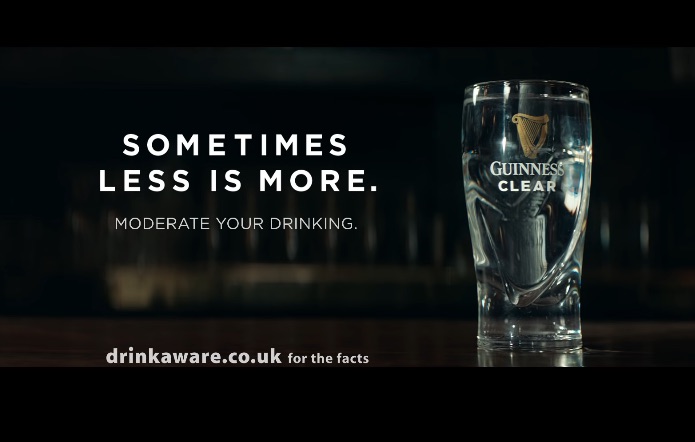 Ecco la Guinness Clear la bevanda trasparente di Guinness!