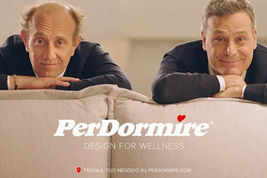 PerDormire affida a Cayenne e a Taurus Adv la nuova campagna televisiva con Ale & Franz