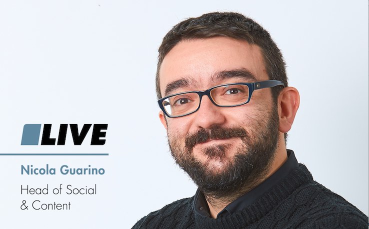 Nicola Guarino è il nuovo head of social & content del Team Live di MRM//McCann