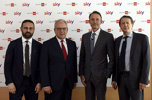Gruppo 24 Ore e Sky Italia siglano partnership editoriale e commerciale di 5 anni