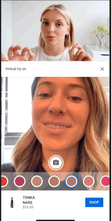 Google rende disponibile AR Beauty Try On per i formati Masthead di YouTube