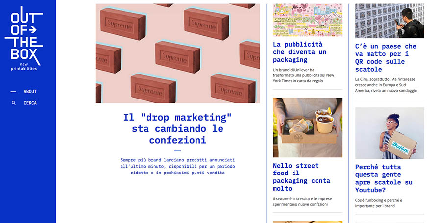 Nasce Out Of The Box, magazine online dedicato a packaging e stampa digitale con la direzione creativa di Paolo Iabichino