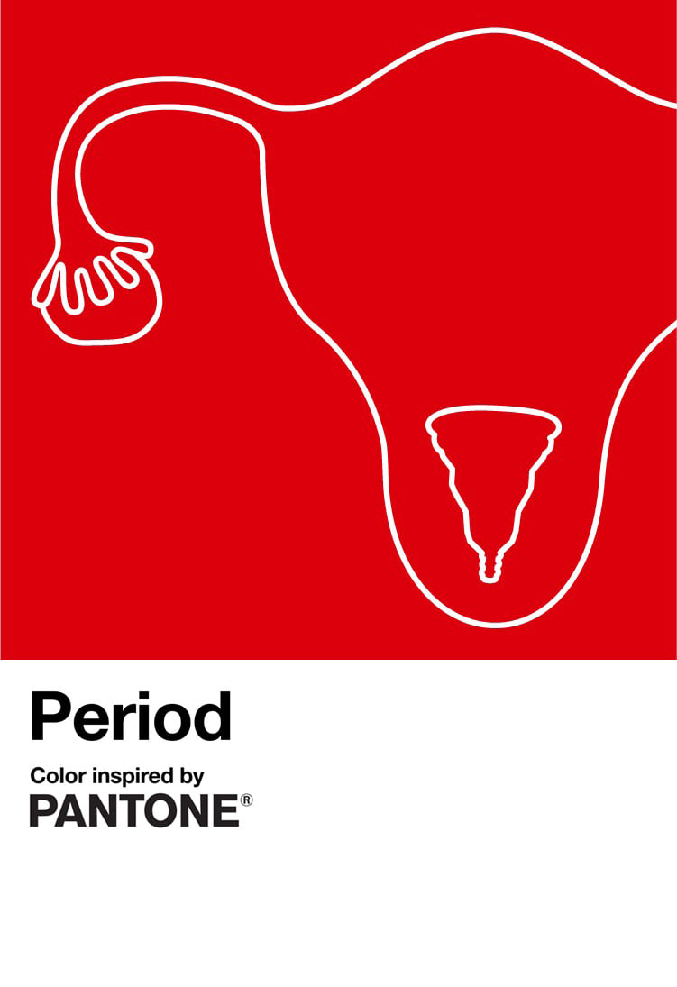 Intimina pantone red period mestruazioni 