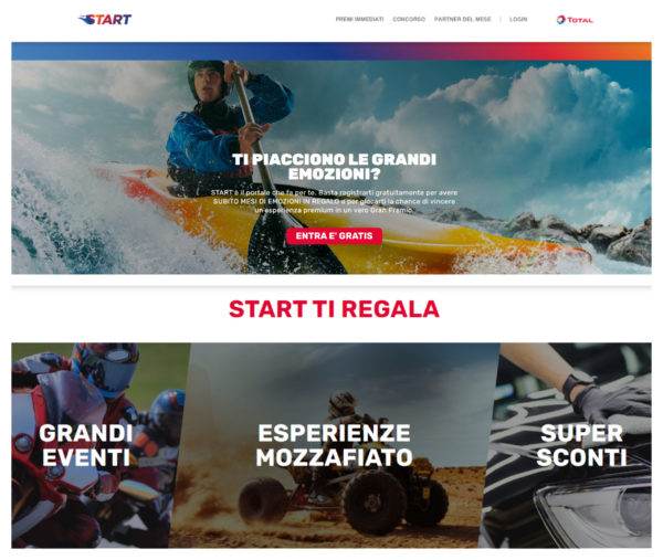 Total Italia lancia Start, programma di engagement realizzato da TLC Marketing