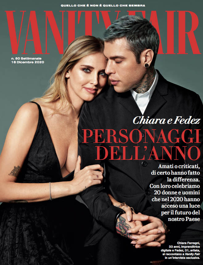 Vanity Fair dedica la cover di dicembre a Fedez e Chiara Ferragni