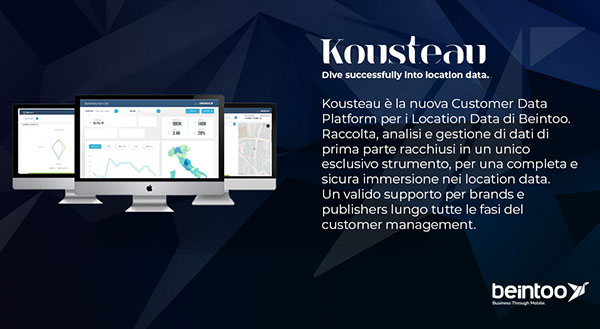 Beintoo lancia Kousteau, customer data platform per i location data