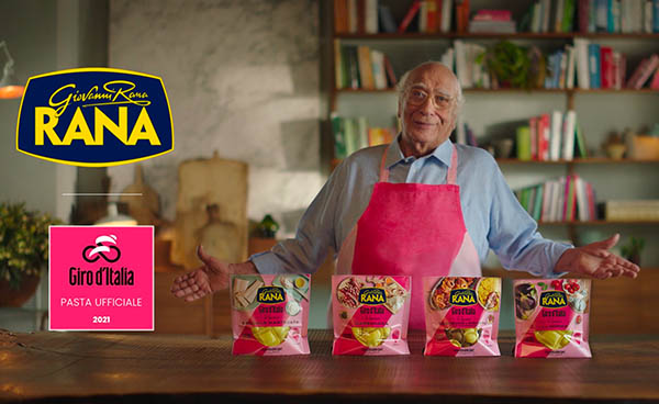 Giovanni Rana va in tv con gli spot per il Giro d'Italia