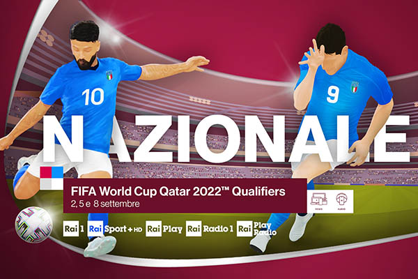 Rai Pubblicità presenta la politica commerciale per le qualificazioni ai Mondiali 2022 in Qatar