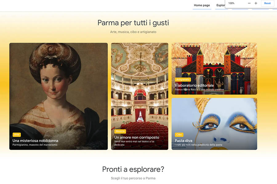 Il patrimonio culturale di Parma è ora anche digitale grazie a Google Arts & Culture