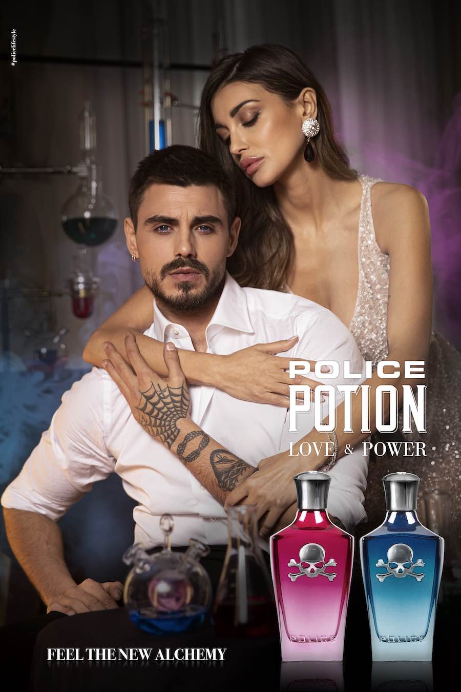 Mavive sceglie gli influencer Francesco Monte e Cristina Buccino per le fragranze Police Potion Love & Power