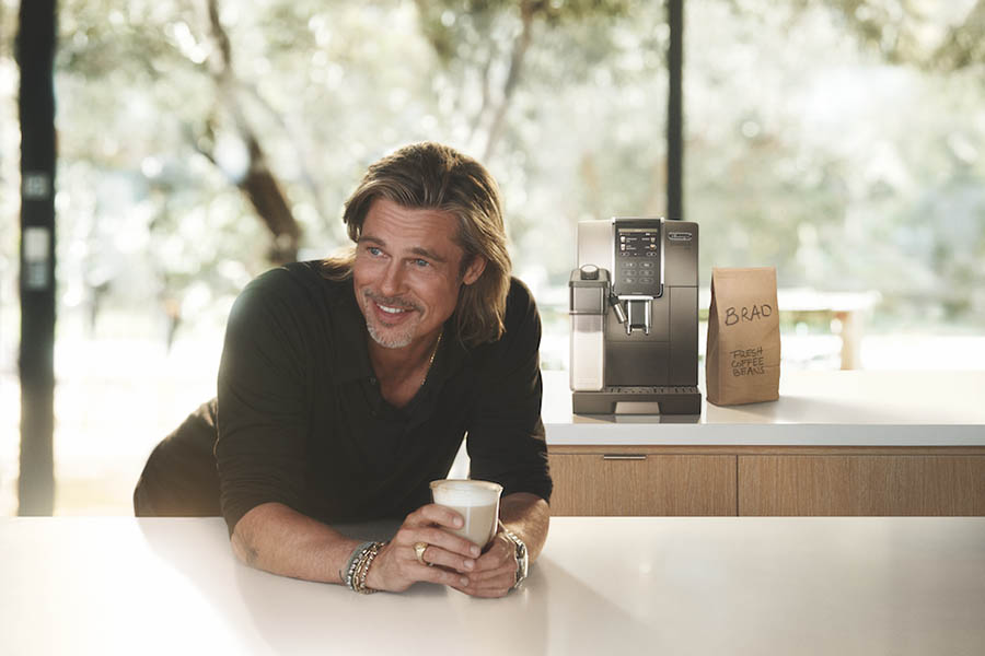De' Longhi ingaggia Brad Pitt per la sua prima campagna globale. GUARDA LO  SPOT