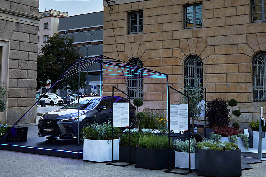Lexus con Access presenta il nuovo NX plug-in Hybrid alla Milano Design Week