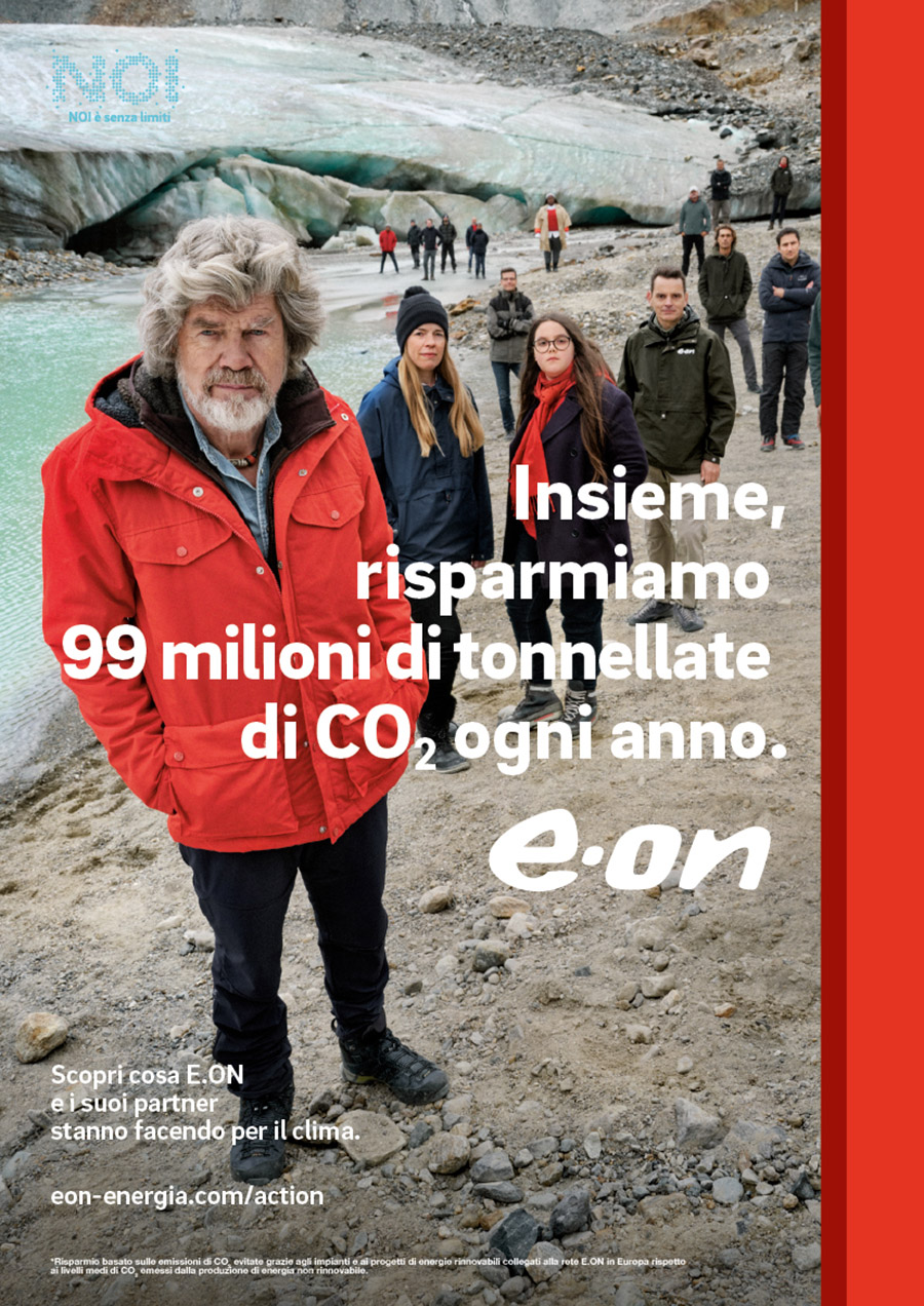 Nel nuovo spot E.On invita ad agire con Reinhold Messner per salvare il pianeta