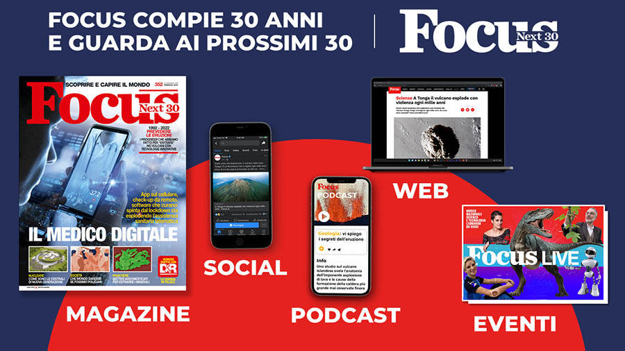 Focus festeggia 30 anni con il progetto Focus Next 30