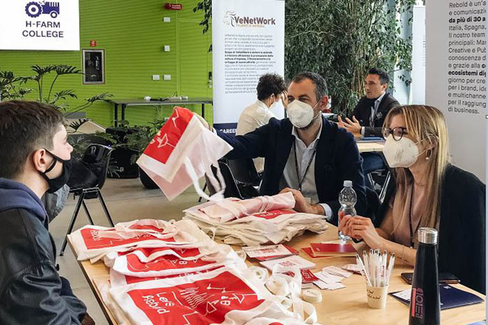Rebold Antevenio cerca talenti digital al career day di H-Farm College Rebold Antevenio cerca talenti digital al career day di H-Farm College