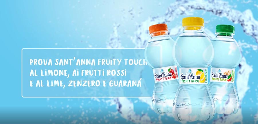 Acqua Sant’Anna in comunicazione con Discovery per Fruity Touch