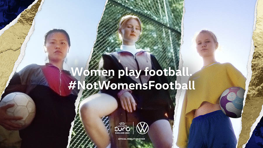 #NotWomensFootball: Volkswagen promuove una campagna per l'uguaglianza di genere