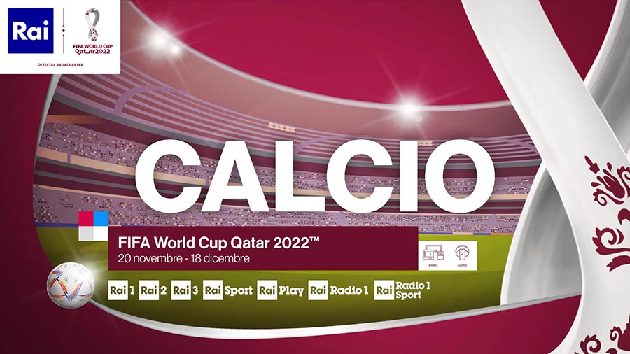 Rai Pubblicità presenta l'offerta per i Mondiali di calcio in Qatar