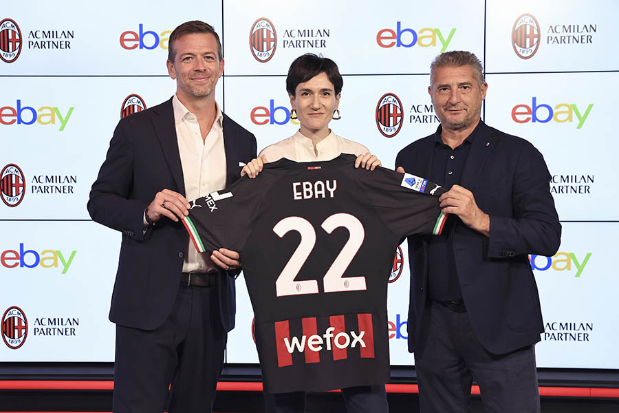 Ebay diventa official marketplace dell'AC Milan Ebay diventa official marketplace dell'AC Milan