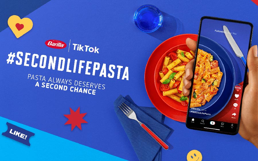 Barilla lancia #SecondLifePasta per celebrare con TikTok la creatività italiana in cucina