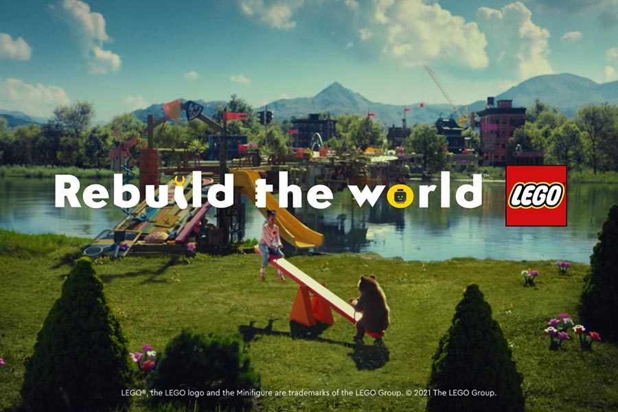 Lo spot di lego 'Rebuild The World' torna on air con Initiative